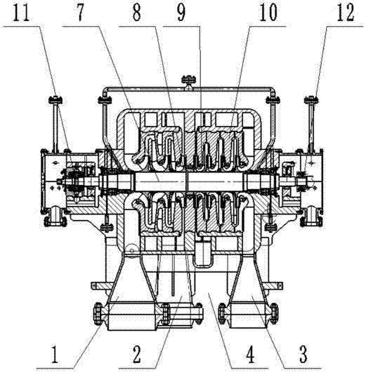 Centrifugal compressor applied by delayed coking process