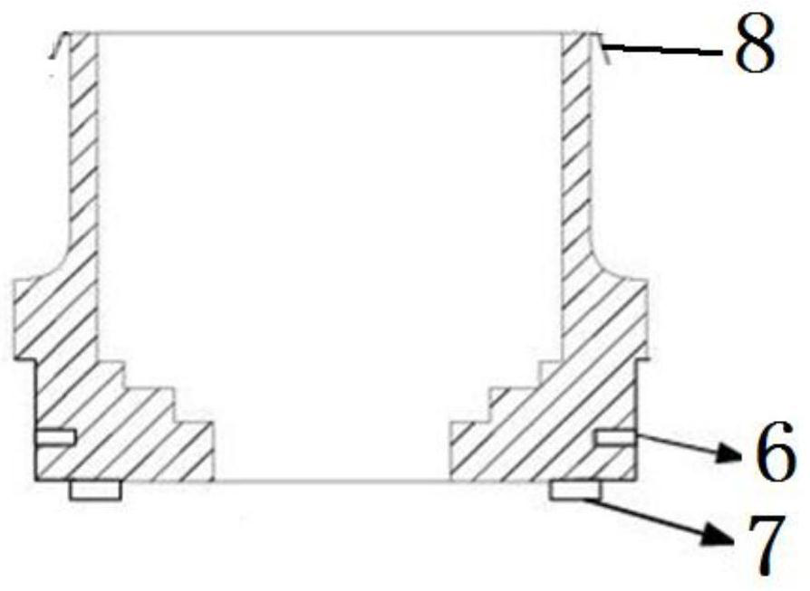 High-power microwave vacuum tube cathode and filament connector