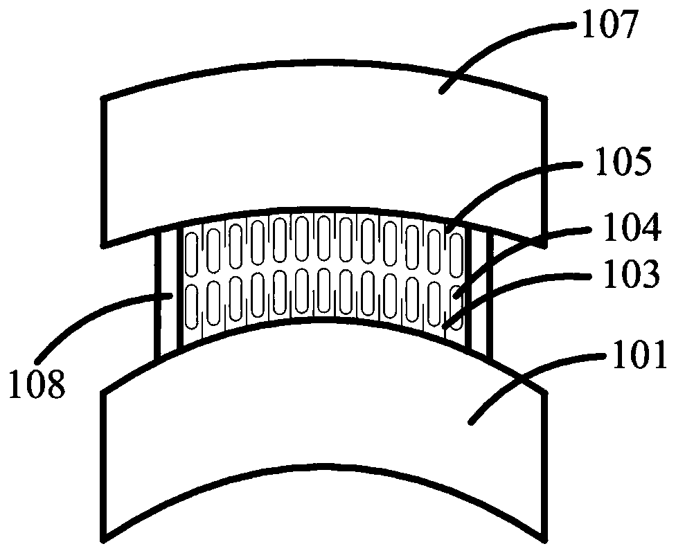 A kind of birefringence glasses based on liquid crystal birefringence