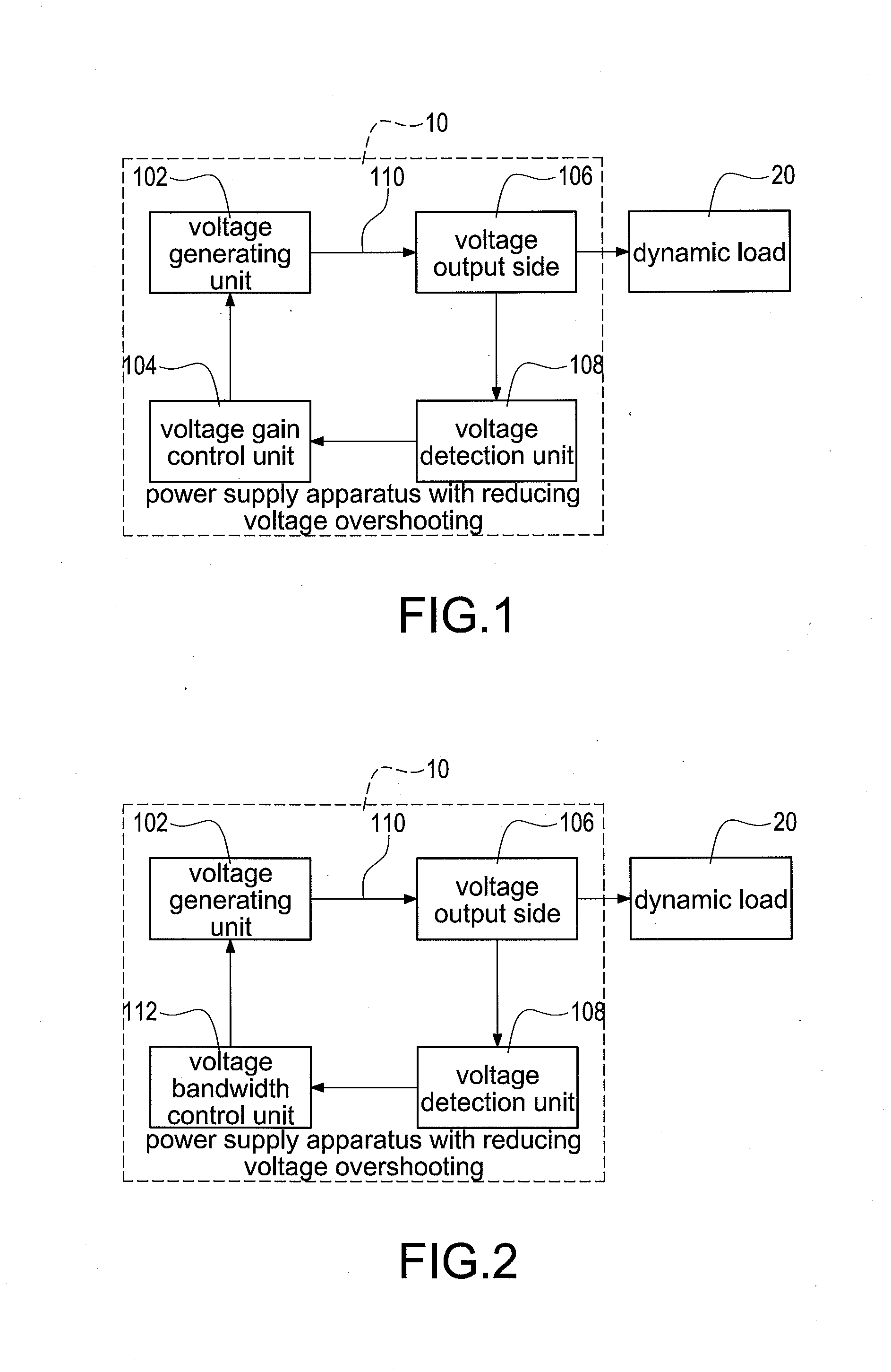 Power supply apparatus with reducing voltage overshooting