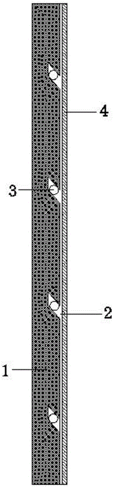 Tempered stone curtain wall board with prestress