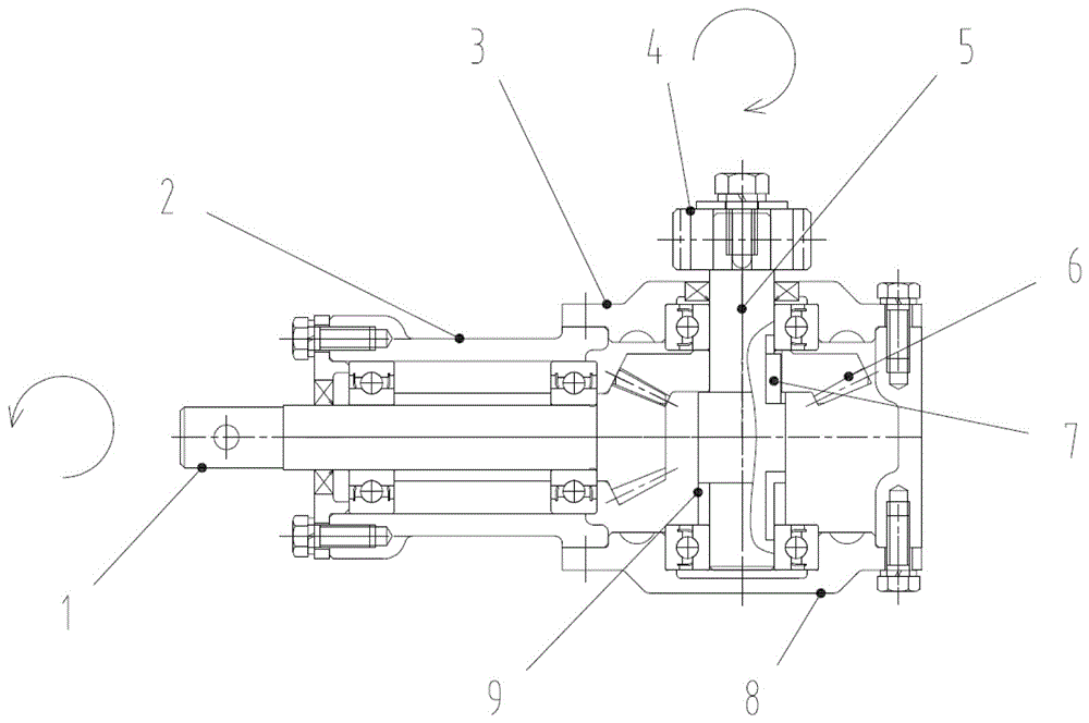 A general transposition gear reducer and its reversing method