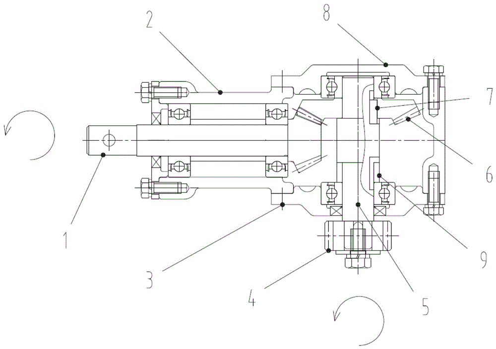 A general transposition gear reducer and its reversing method