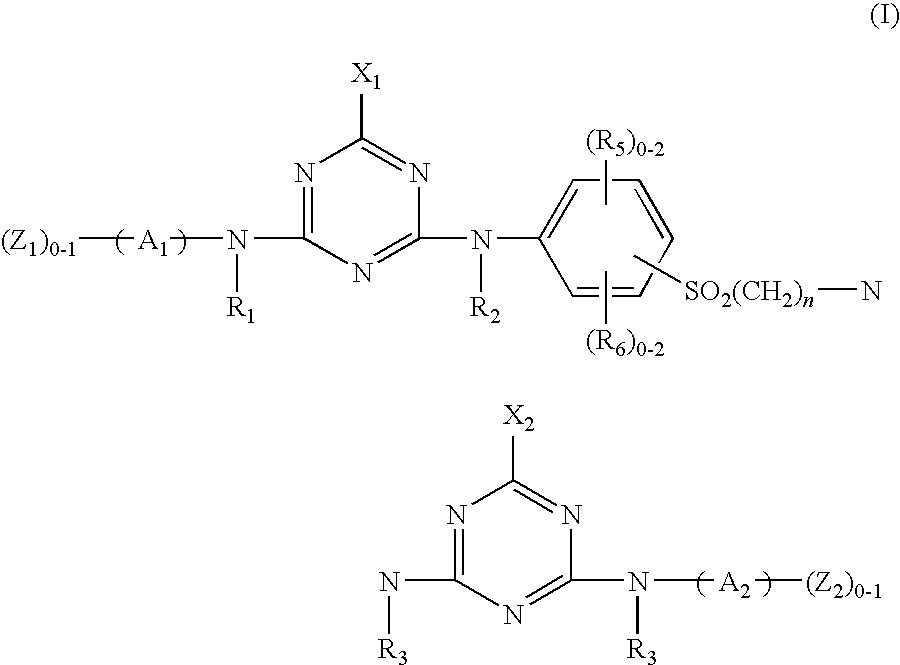 Novel reactive dyestuff with N-alkylamino group