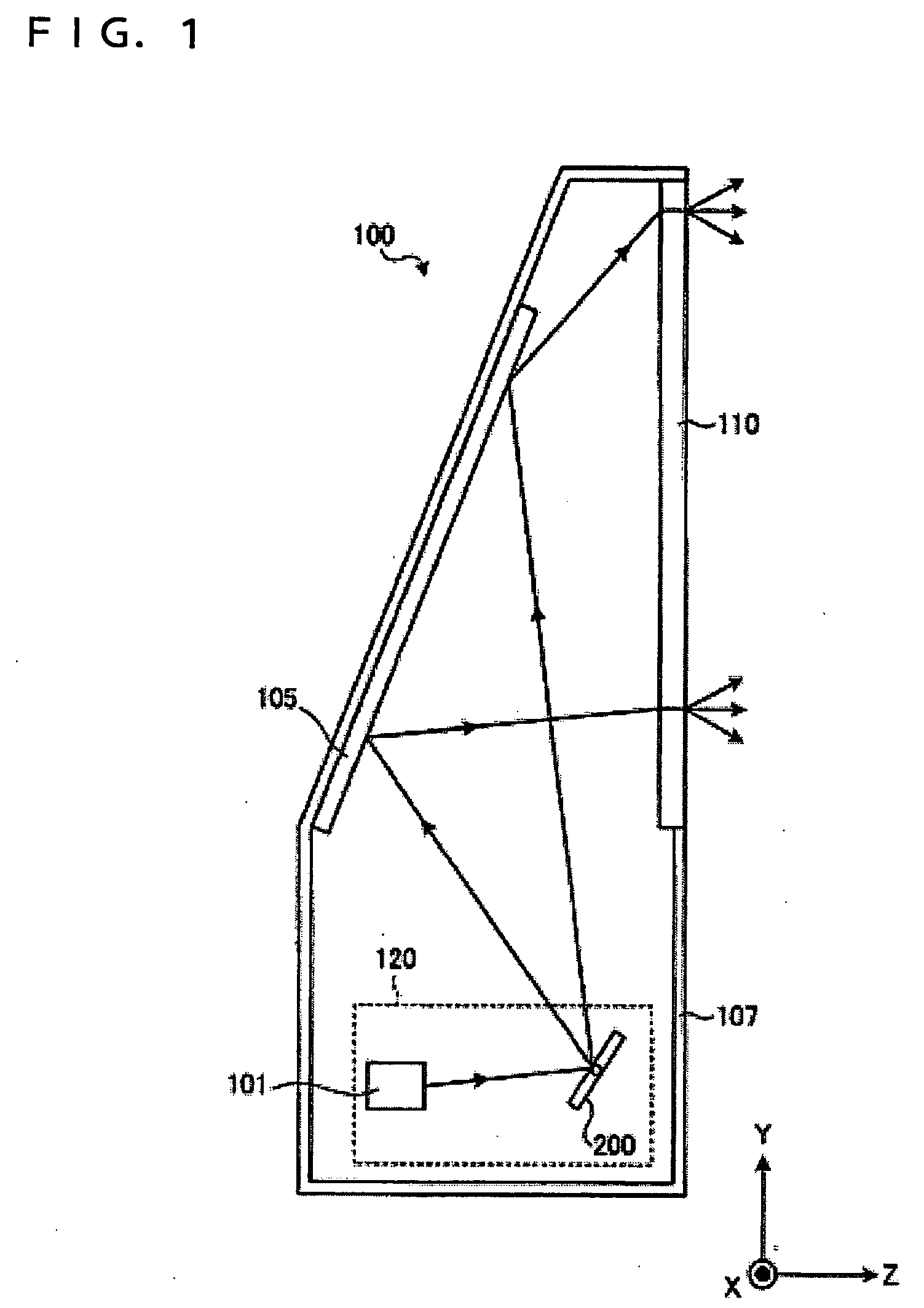 Light scanning device and image display apparatus