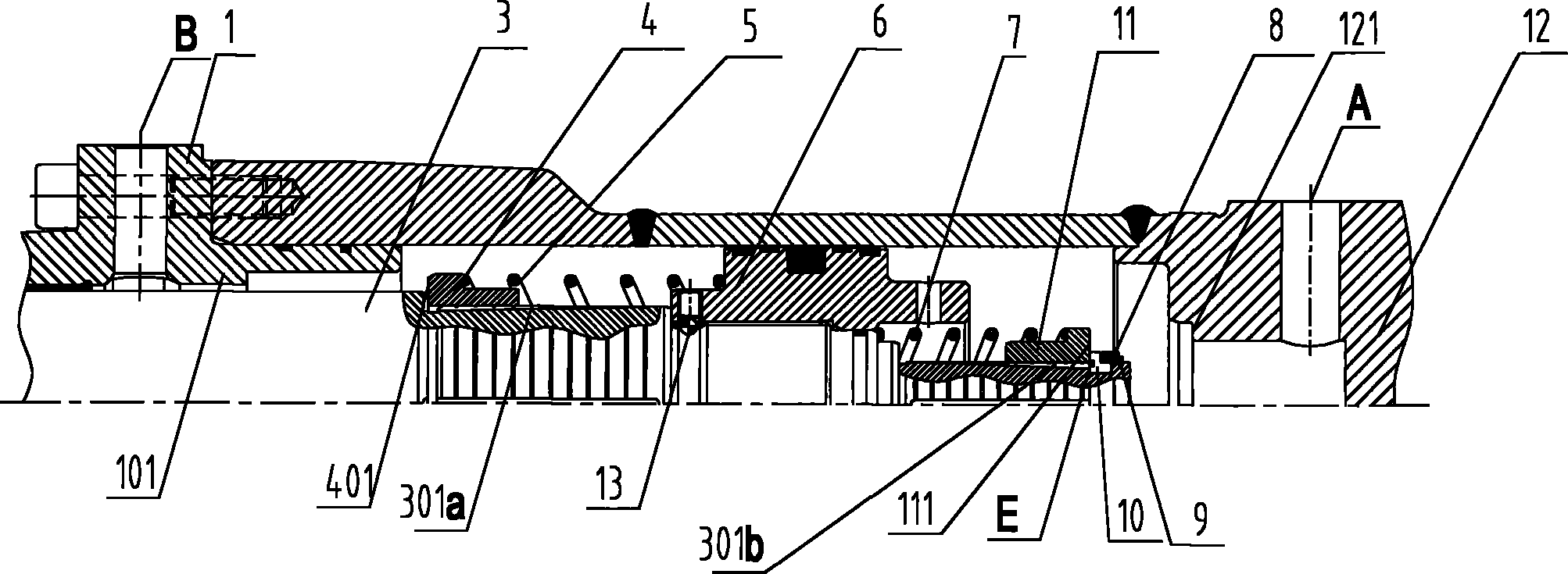 Hydraulic cylinder and relative device thereof, hydraulic buffer system, excavator and concrete pump truck