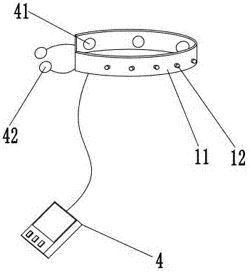 Head cooling and monitoring device for emergency treatment