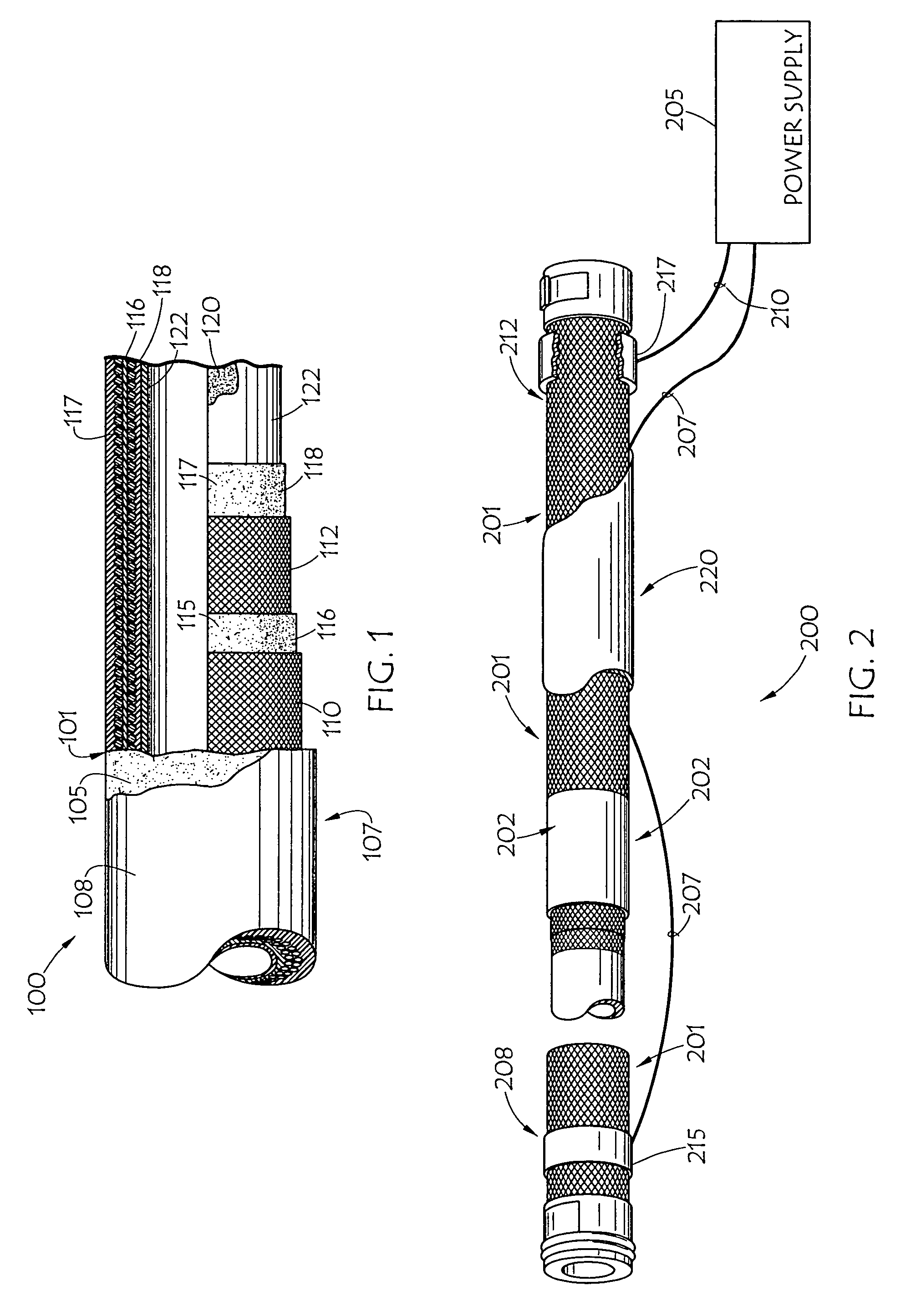 Heated fluid conduits, systems and methods