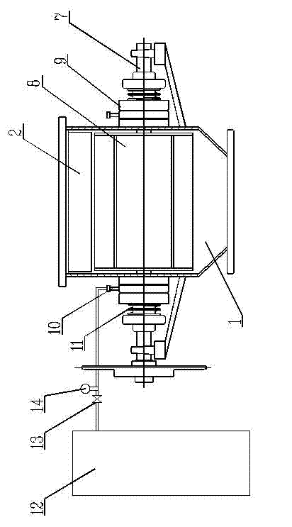 Powdery material metering and feeding device