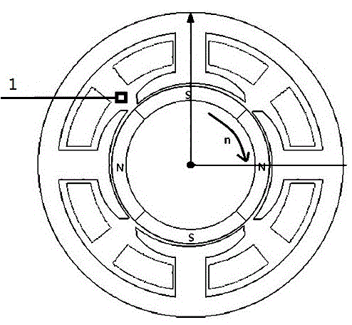 Intermittent fillet control method for single-phase brushless direct-current motors