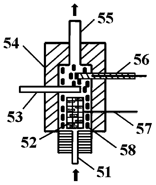 Bioelectrochemical system and its online biochemical oxygen demand monitoring device and monitoring method