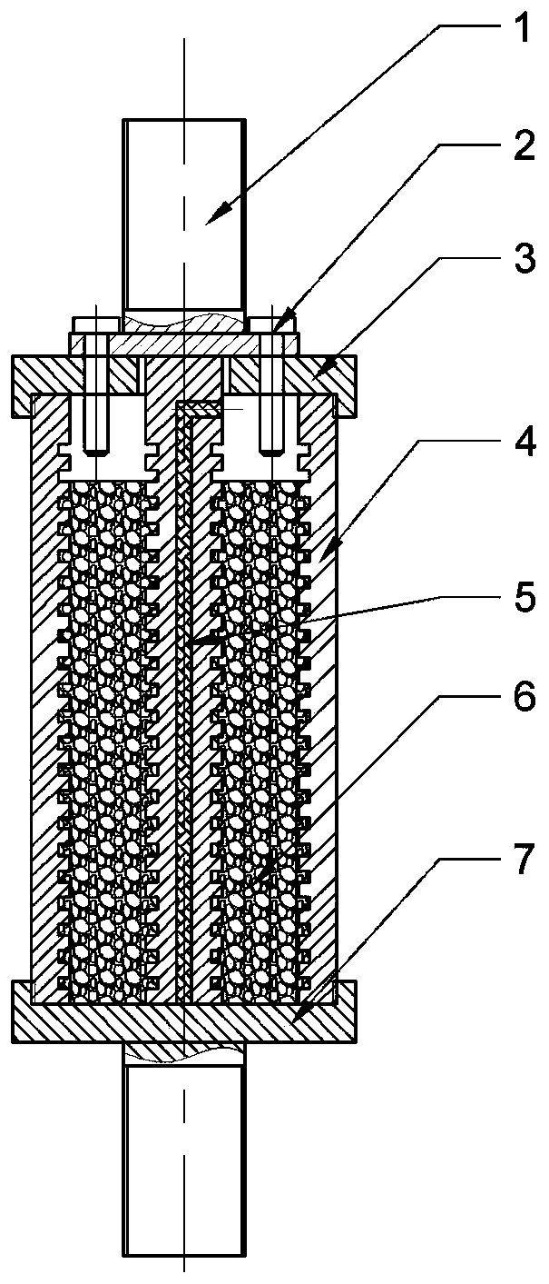 A method for testing the rheological properties of solid-liquid two-phase regions of alloys using a high-temperature creep tester