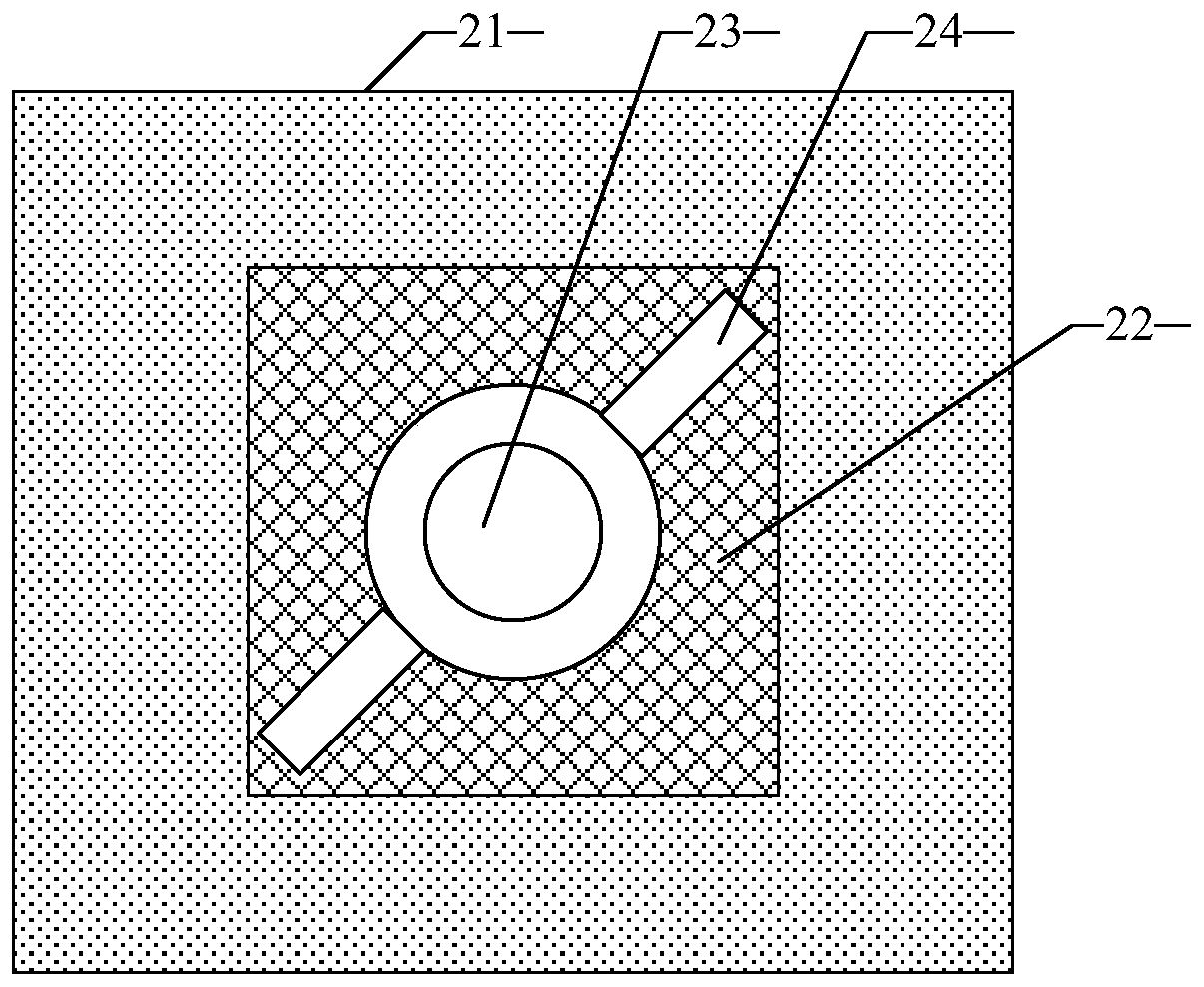 Flow guide bonding pad