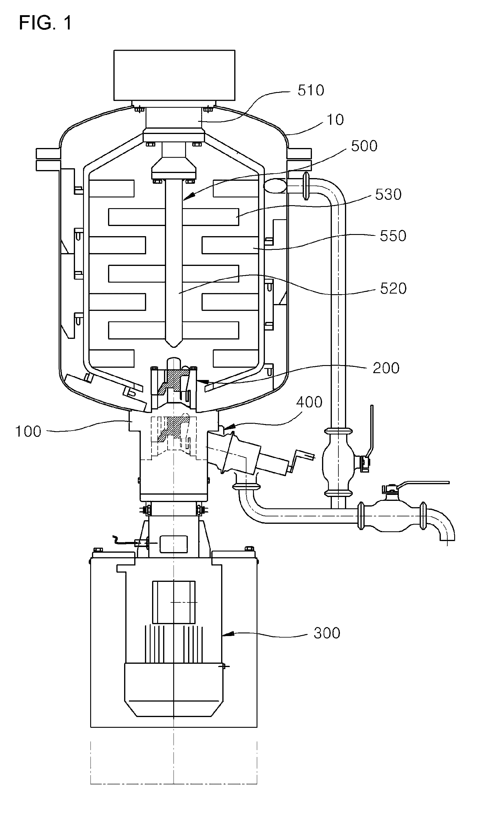 Homogenizing mixer with an agitating unit having a lifter unit