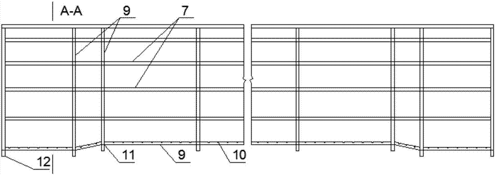 Adjustable prefabricated U-shaped beam steel bar binding clamping fixture and construction method