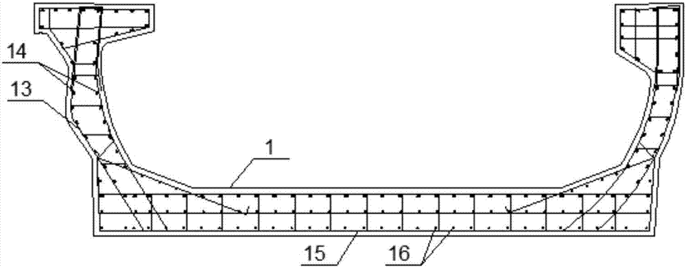 Adjustable prefabricated U-shaped beam steel bar binding clamping fixture and construction method