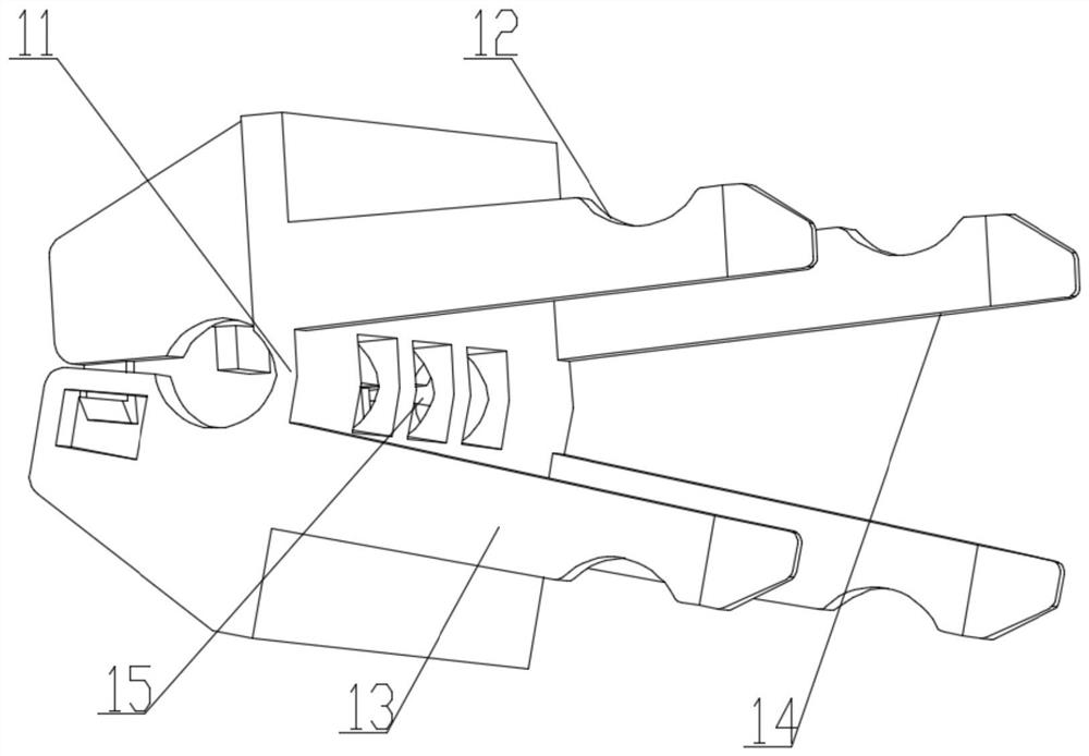 A temperature control probe bracket and air conditioner