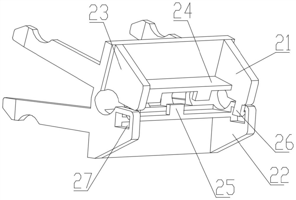 A temperature control probe bracket and air conditioner