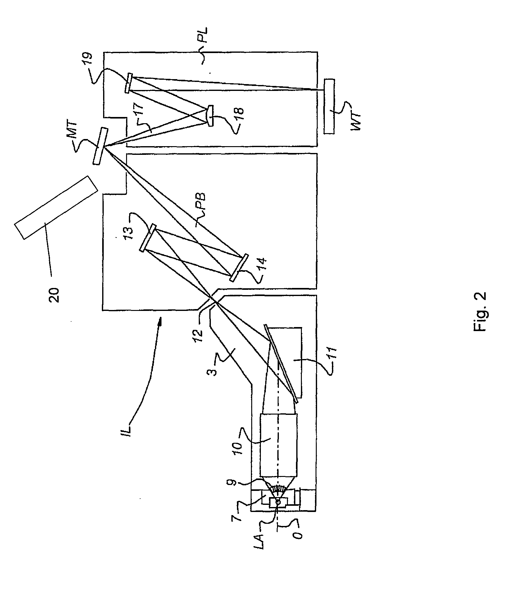 System for Contactless Cleaning, Lithographic Apparatus and Device Manufacturing Method