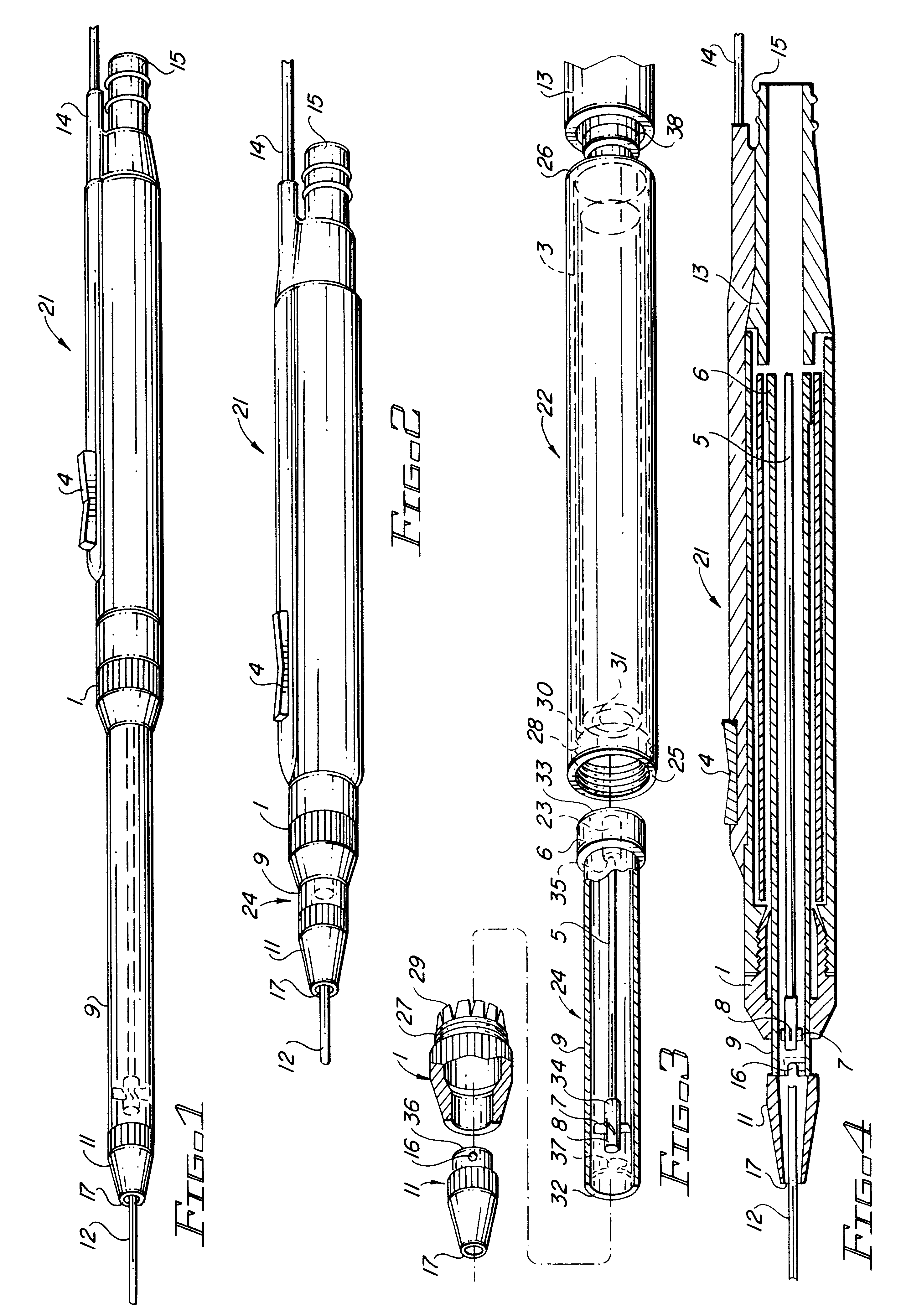 Electro-surgical unit pencil apparatus and method therefor
