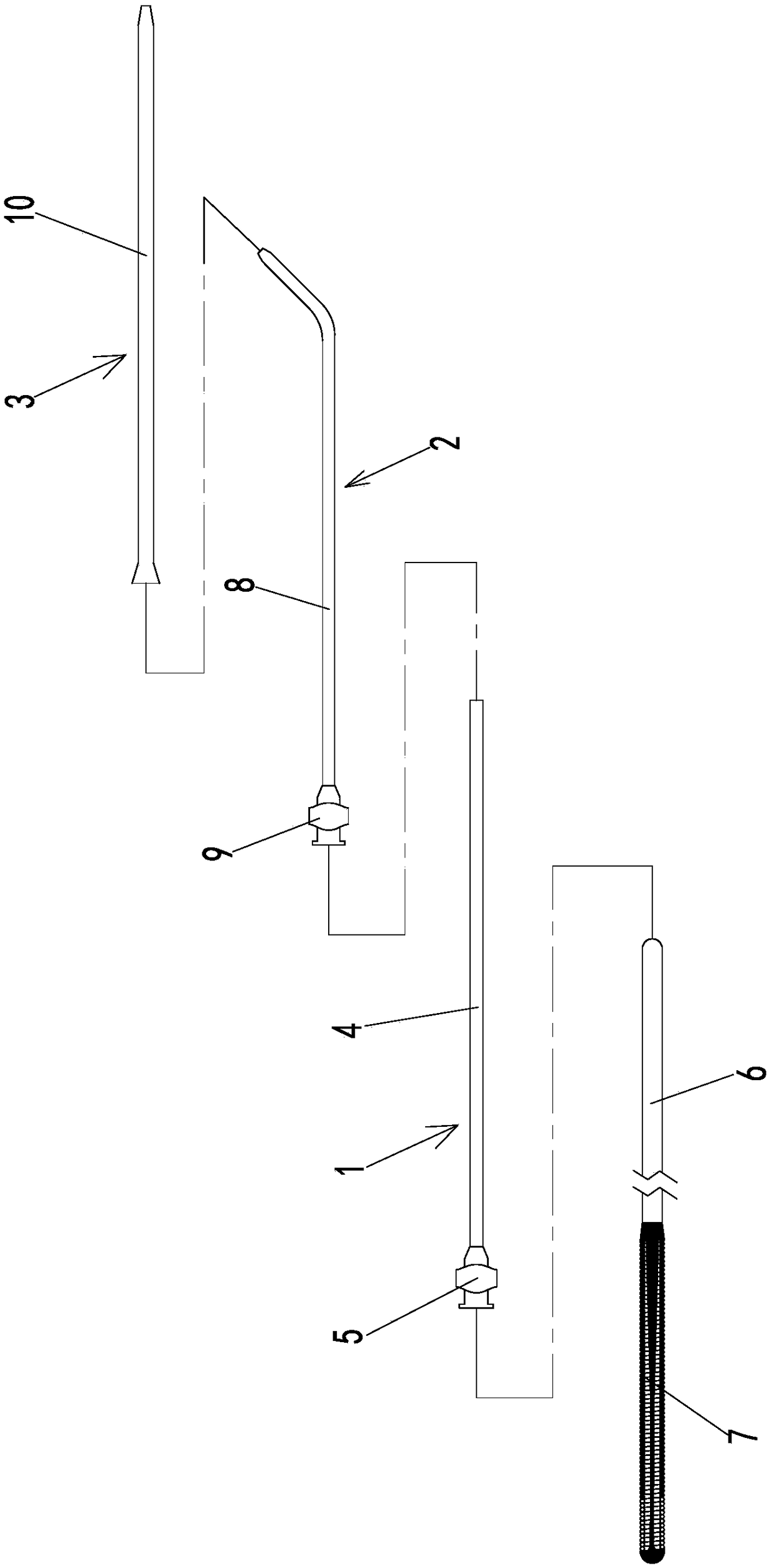 Micro catheter, pushing assembly, fallopian tube embolism, dredge and angiography device, and using method of fallopian tube embolism, dredge, angiography device