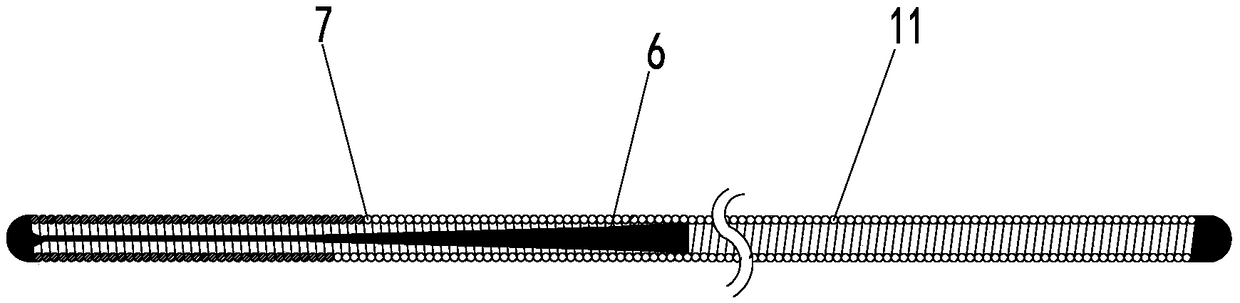 Micro catheter, pushing assembly, fallopian tube embolism, dredge and angiography device, and using method of fallopian tube embolism, dredge, angiography device