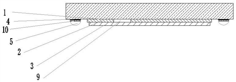 High-yield wafer-level filter chip packaging structure and method