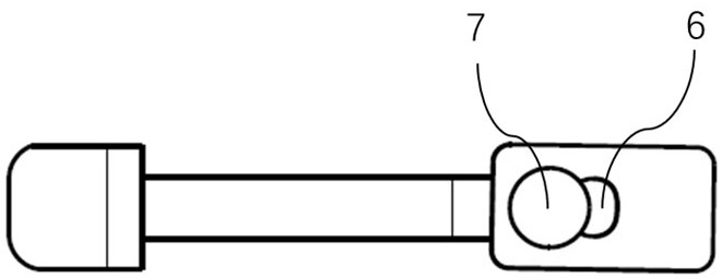 Novel crushable energy absorption type engine cover lock catch structure and design method