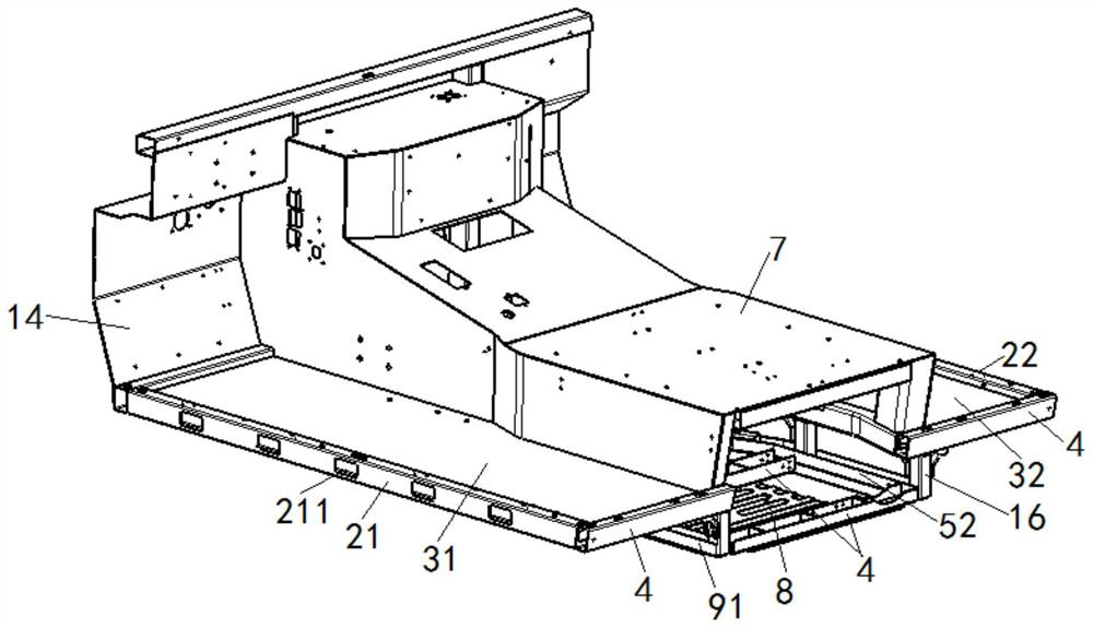 Vehicle body floor system suitable for air drop