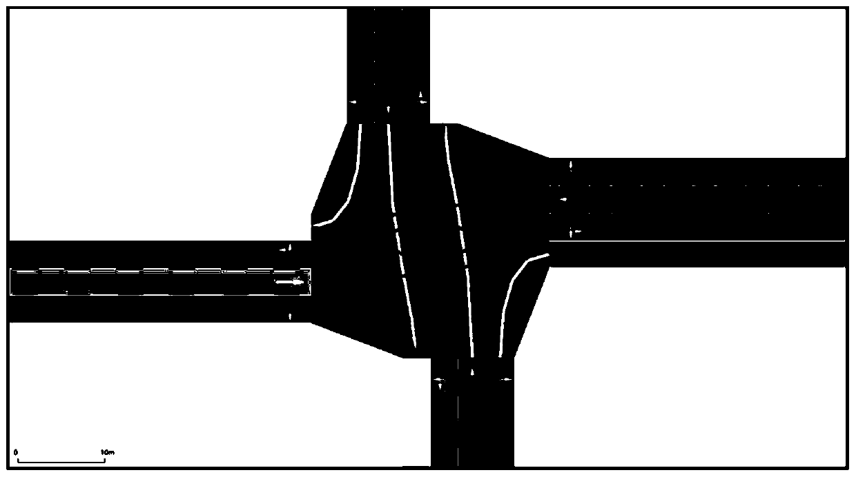 SUMO traffic simulation scene accurate construction method based on data conversion