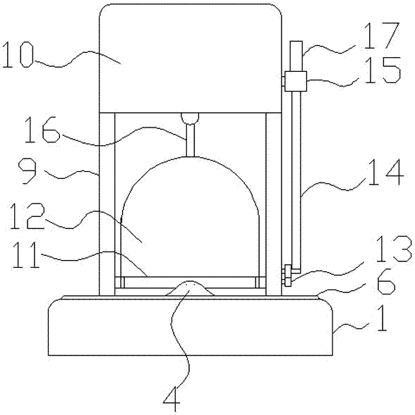 Squatting device capable of deodorizing and facilitating cleaning