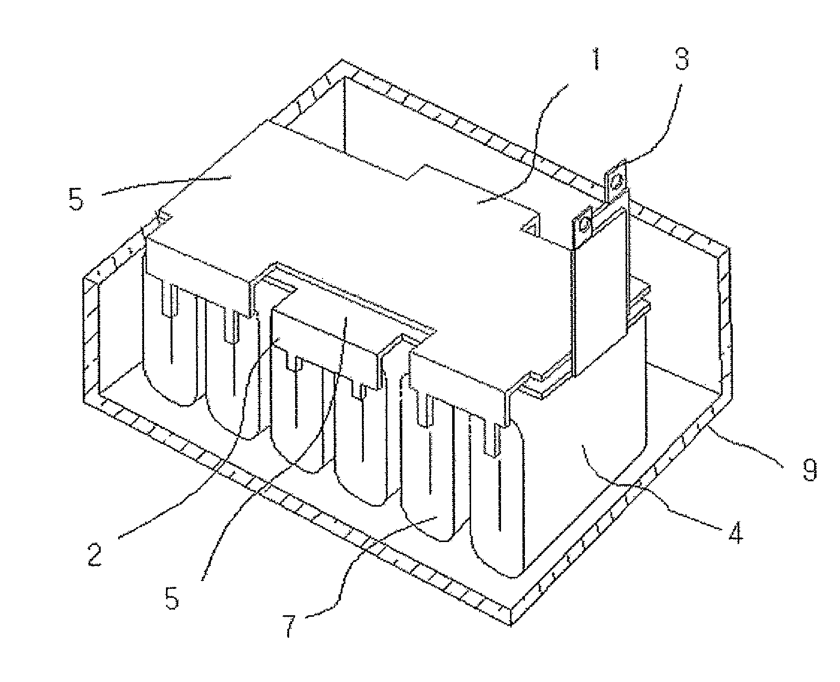 Method of connecting busbars with capacitor and product manufactured by the same method