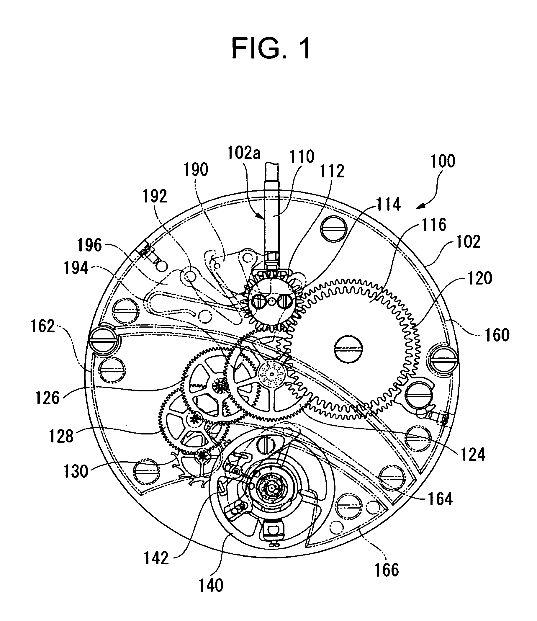 Timepiece bearing, movement, and portable timepiece