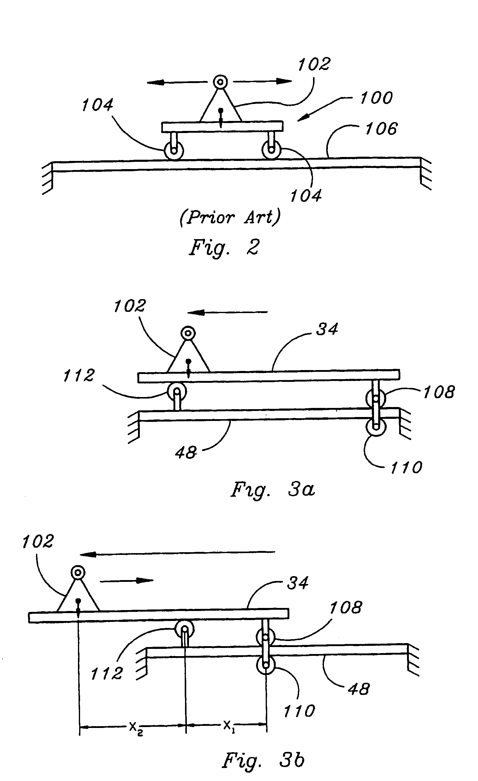 Cantilevering linear motion exercise device and method of physical exercise