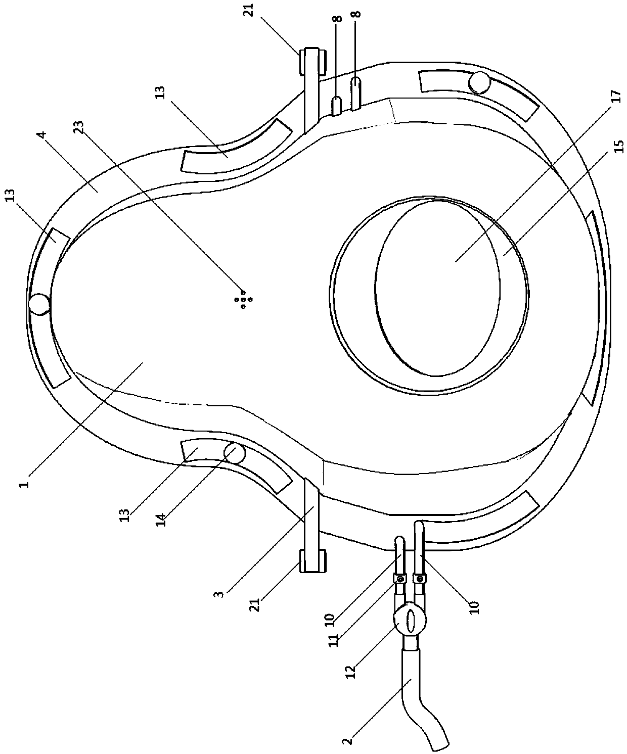 Multi-functional non-invasive breathing machine face mask