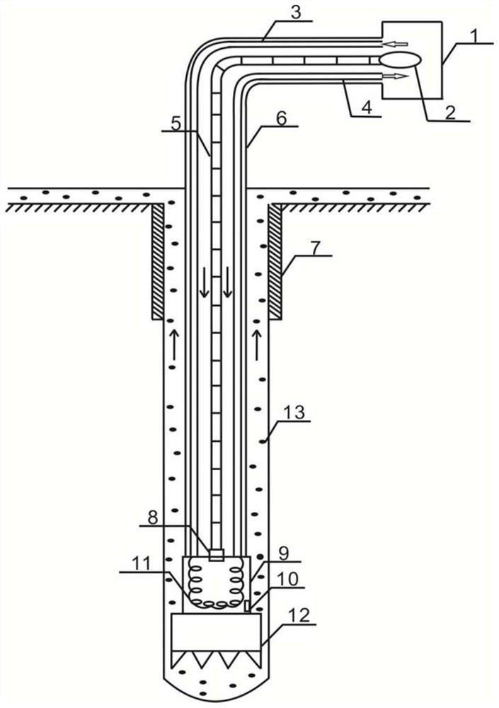 Drilling device and drilling method