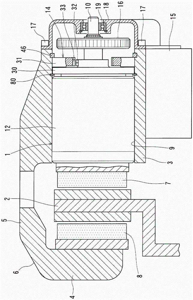 Electric direct-acting actuator and electric brake apparatus