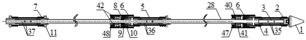 Observation method of multi-stage depressurization water injection based on fracture observation