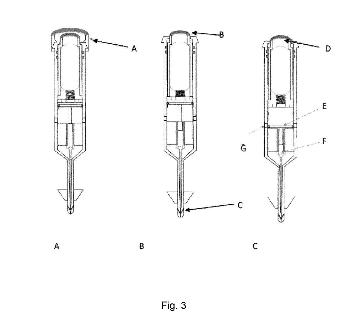 Triggered quantal drug delivery device, method and system ("tqd3")