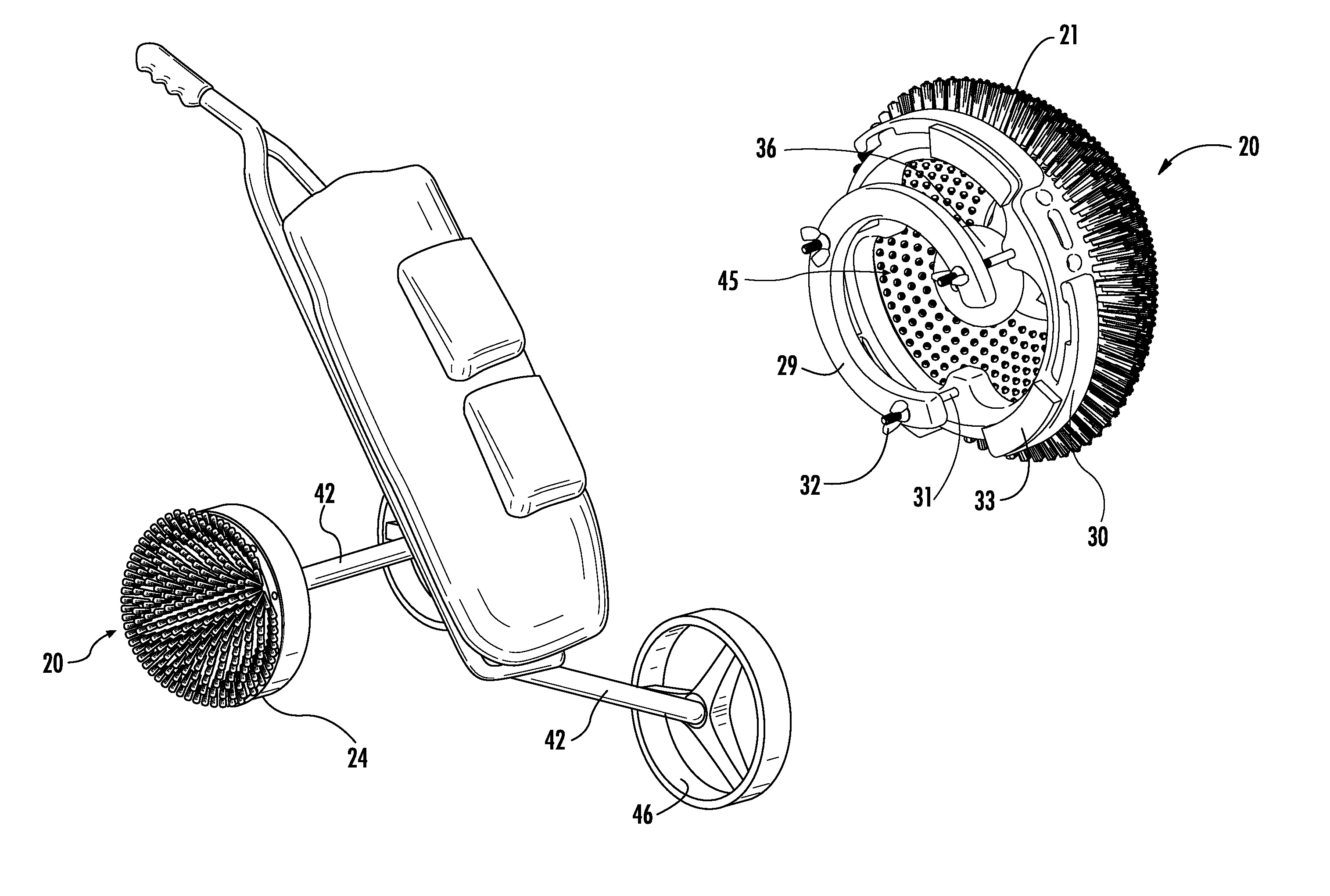 Golf equipment cleaning device and method of use