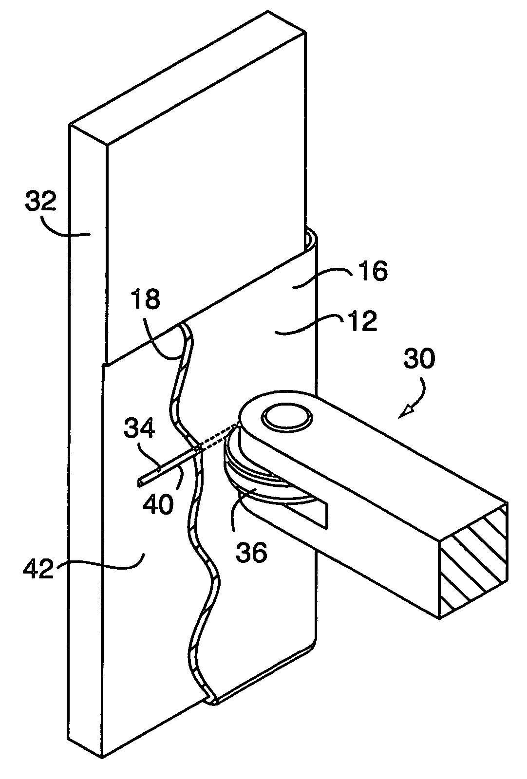 Battery can with rupturable safety vent and method of forming