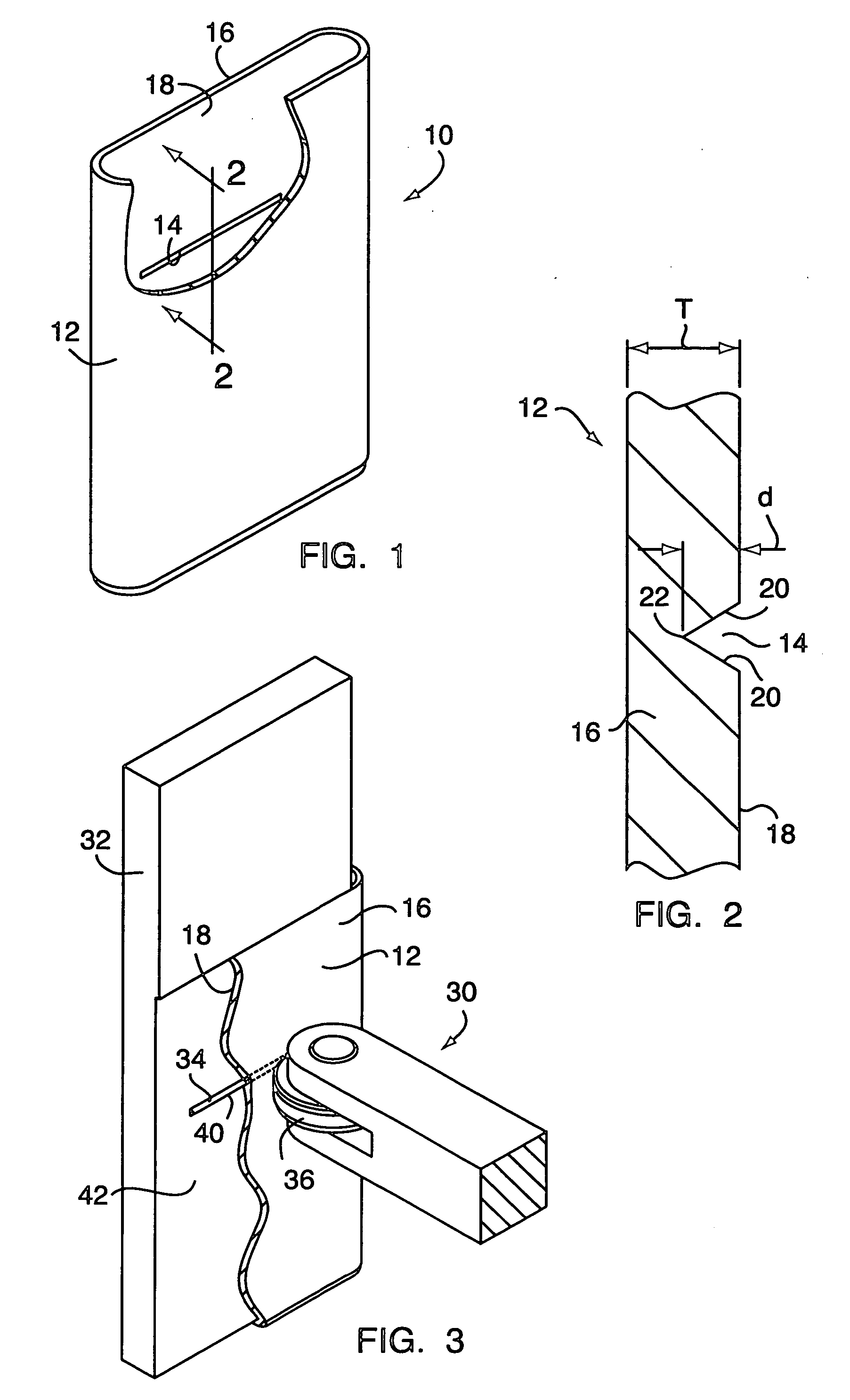 Battery can with rupturable safety vent and method of forming