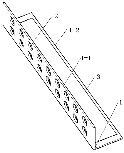 L-shaped closed permanent column template