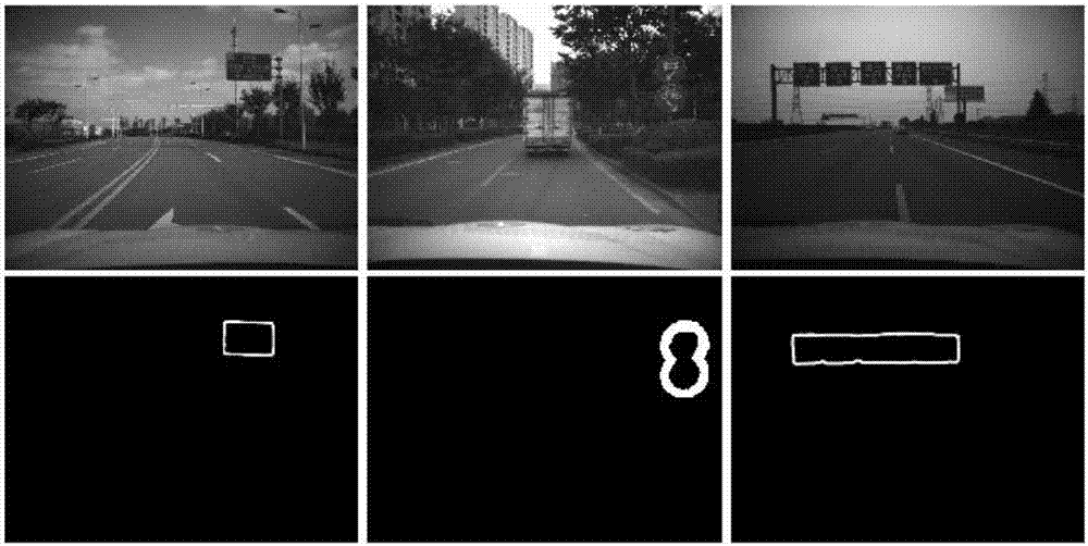 Automatic driving-orientated vehicle longitudinal positioning system and method using variable grid-based image feature detection