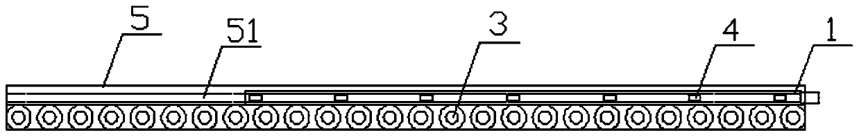 A kind of horizontal moving structure of multi-storey lifting and moving parking equipment