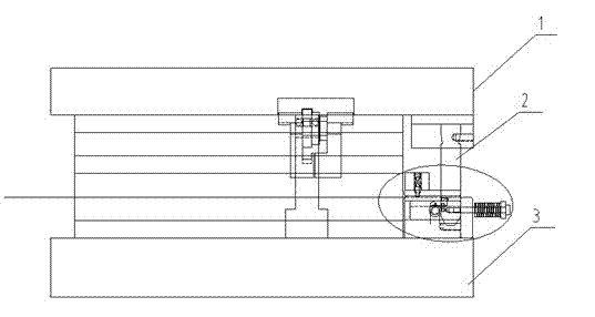 Stamping mould drawing mechanism