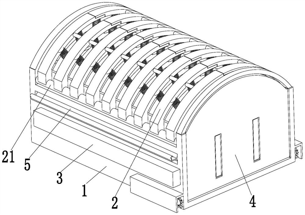 A kind of environment-friendly muck truck compartment