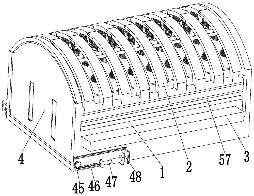 A kind of environment-friendly muck truck compartment