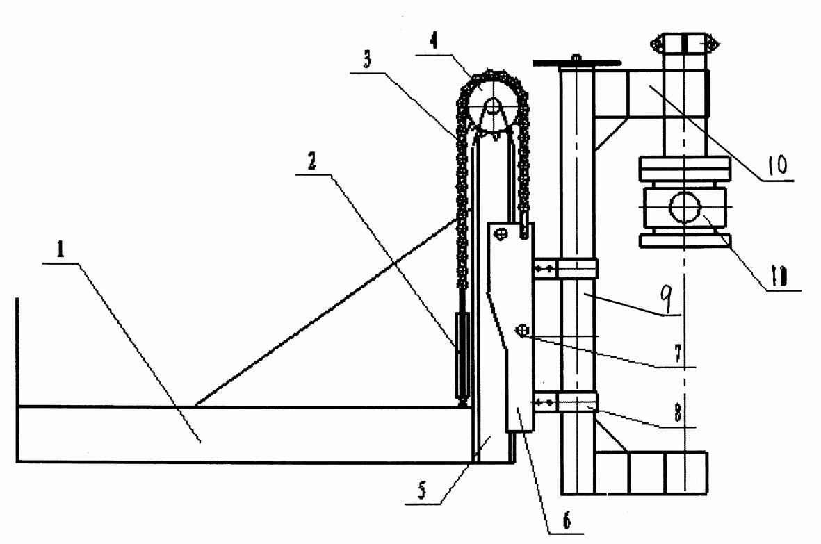 Device for quickly delivering tool for quickly spraying