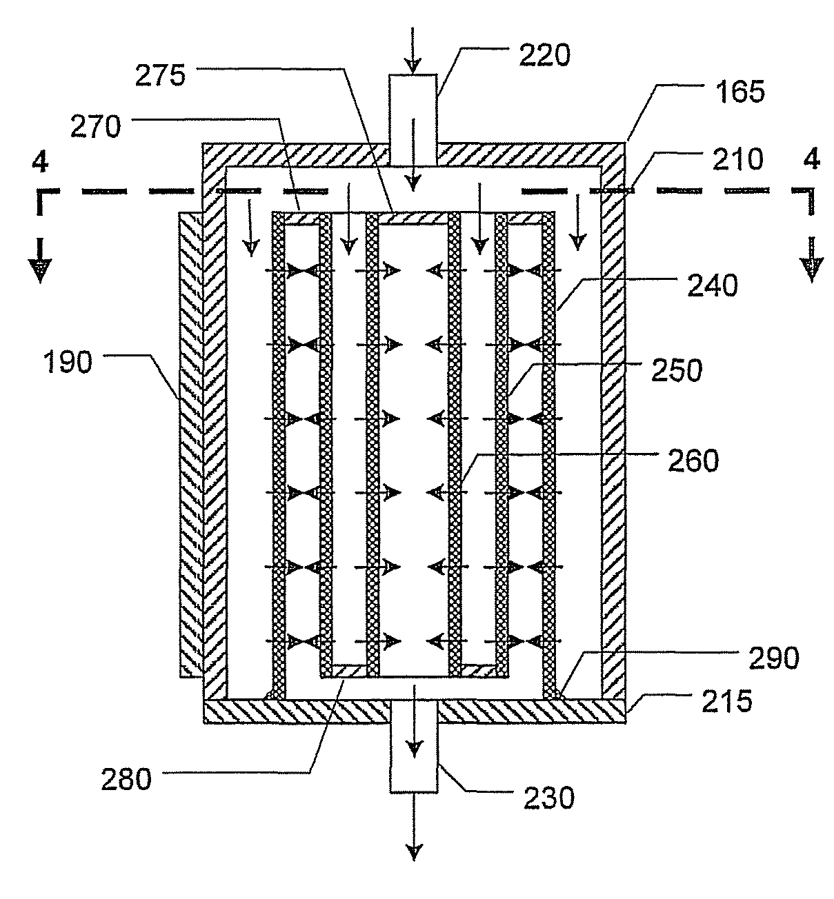 Method and apparatus for particle filtration and enhancing tool performance in film deposition